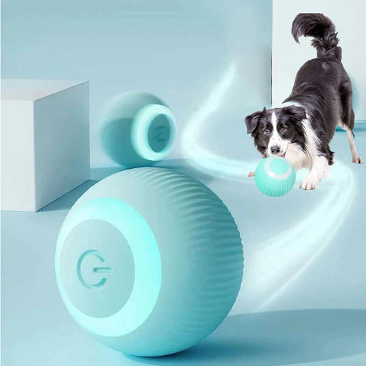 "Interactive Smart Ball Toy for Dogs and Cats - Entertaining and Self-Moving Pet Toy for Hours of Fun!"